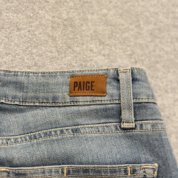 PAIGE Women's Light Blue Skinny Jeans - Picture 5 of 8